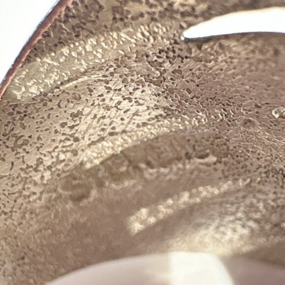 VTG Sterling Silver 925 Black Onyx Multiband Style Statement Ring Size 8.25 - Picture 6 of 8